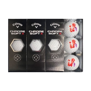 Callaway Chrome X Golf Ball with logo